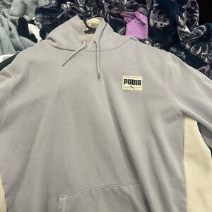 Puma Light Gray Hoodie